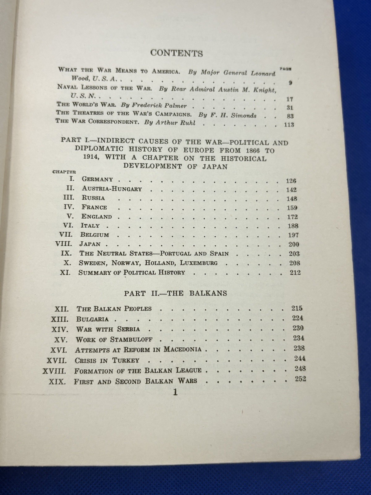 The Story of the Great War Vol. 1 (1916) 1st Edition VTG HC P.F Collier & Son