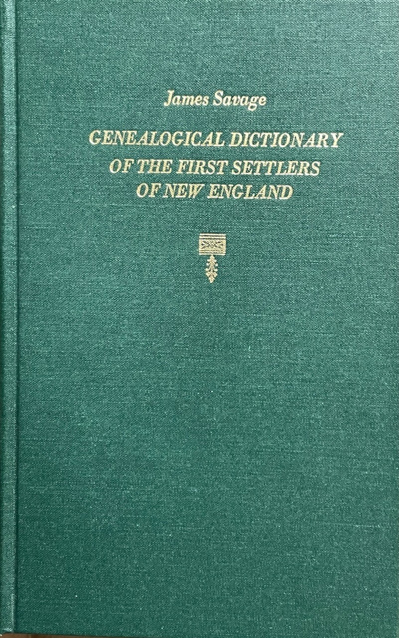Genealogical Dictionary of the First Settlers of New England / Savage Vol 3 K-R