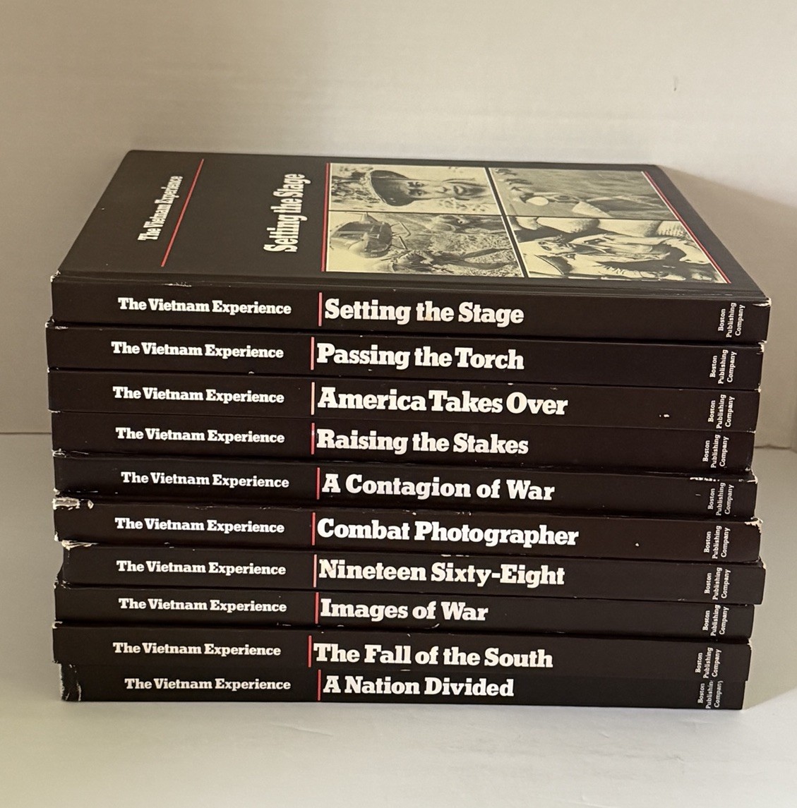 THE VIETNAM EXPERIENCE Books Set of 10 Volumes Boston Publishing 1981-1986