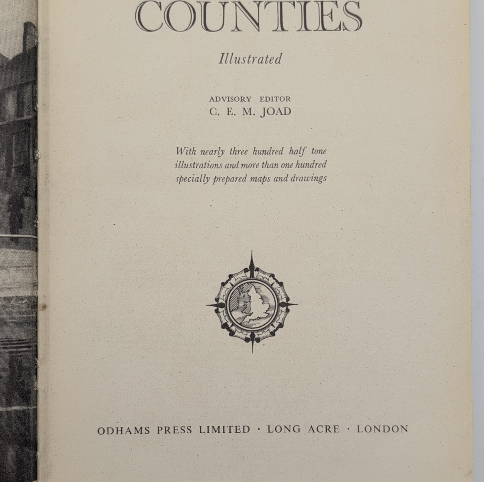 Odhams Press C. E. M. Joad Illustrated Hardcover Exploration & Travel Europe