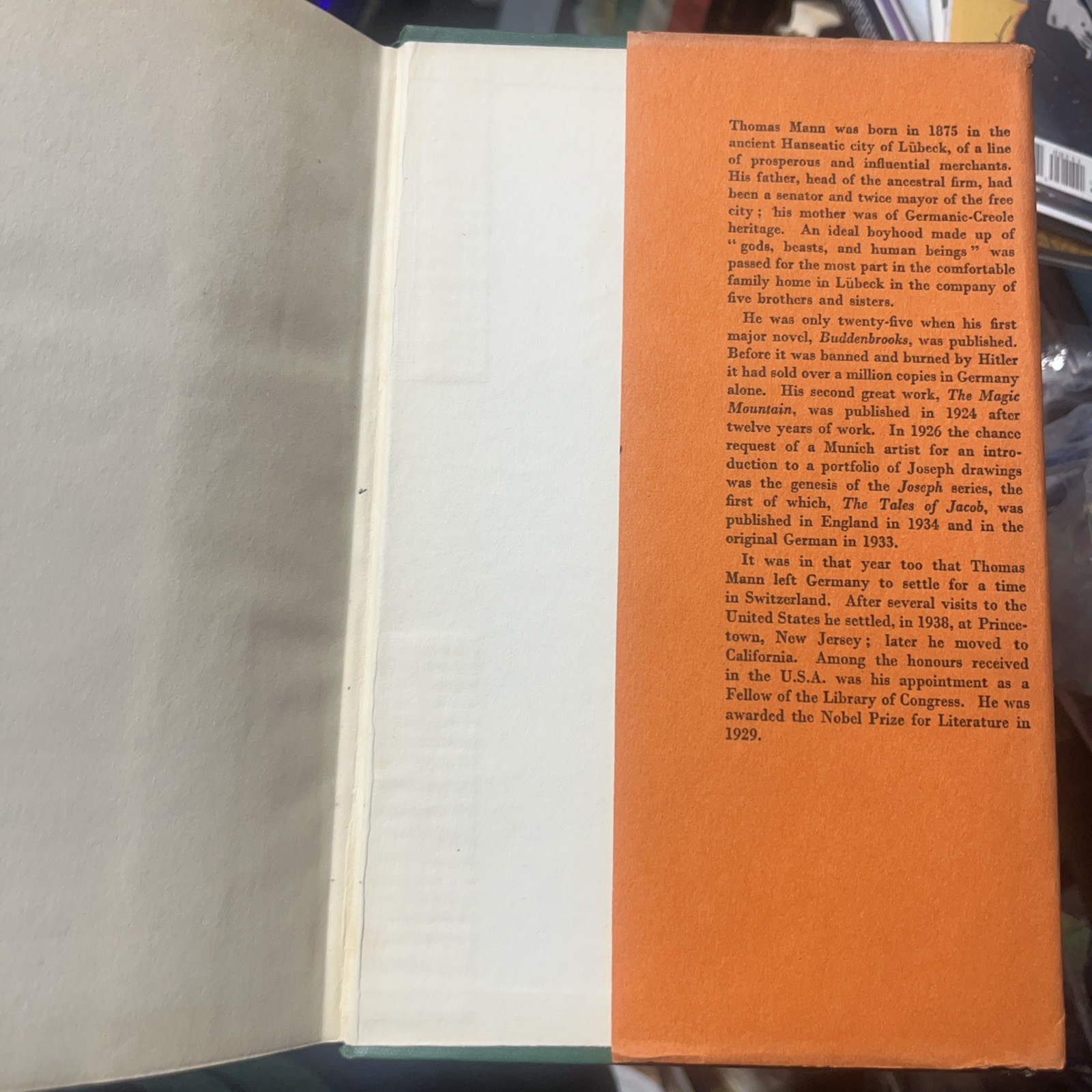 The Magic Mountain by Thomas Mann 1946 Secker & Warburg UK EDITION HC DJ Vtg 40s