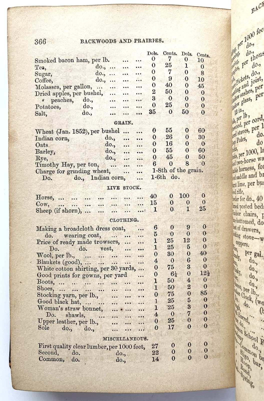 The Emigrant’s Guide to the Western States, HC, 1852, Oliver & Boyd, Edinburgh