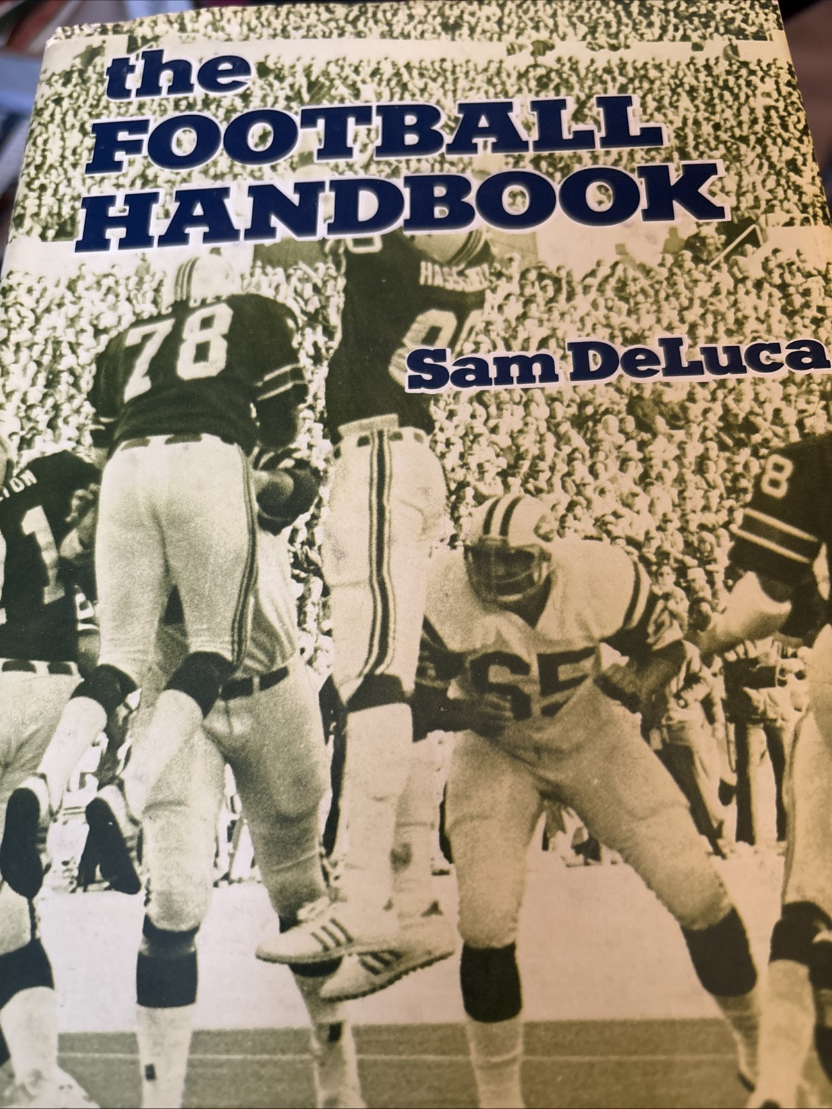 The Football Handbook Sam DeLuca Hardcover BIG 416 Pages Coaching Tool SEE INDEX