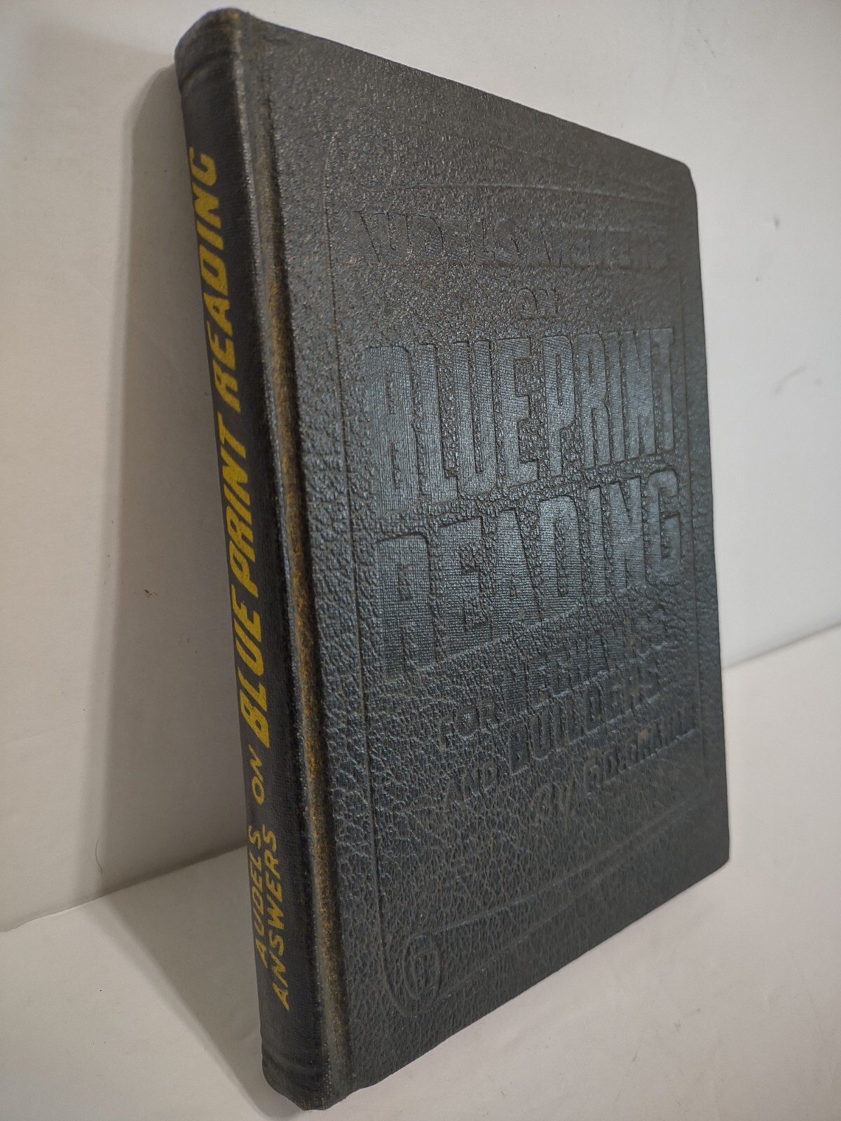 AUDELS ANSWERS ON BLUEPRINT READING Mechanics & Builders 1953 Theo. Audel, NY D3