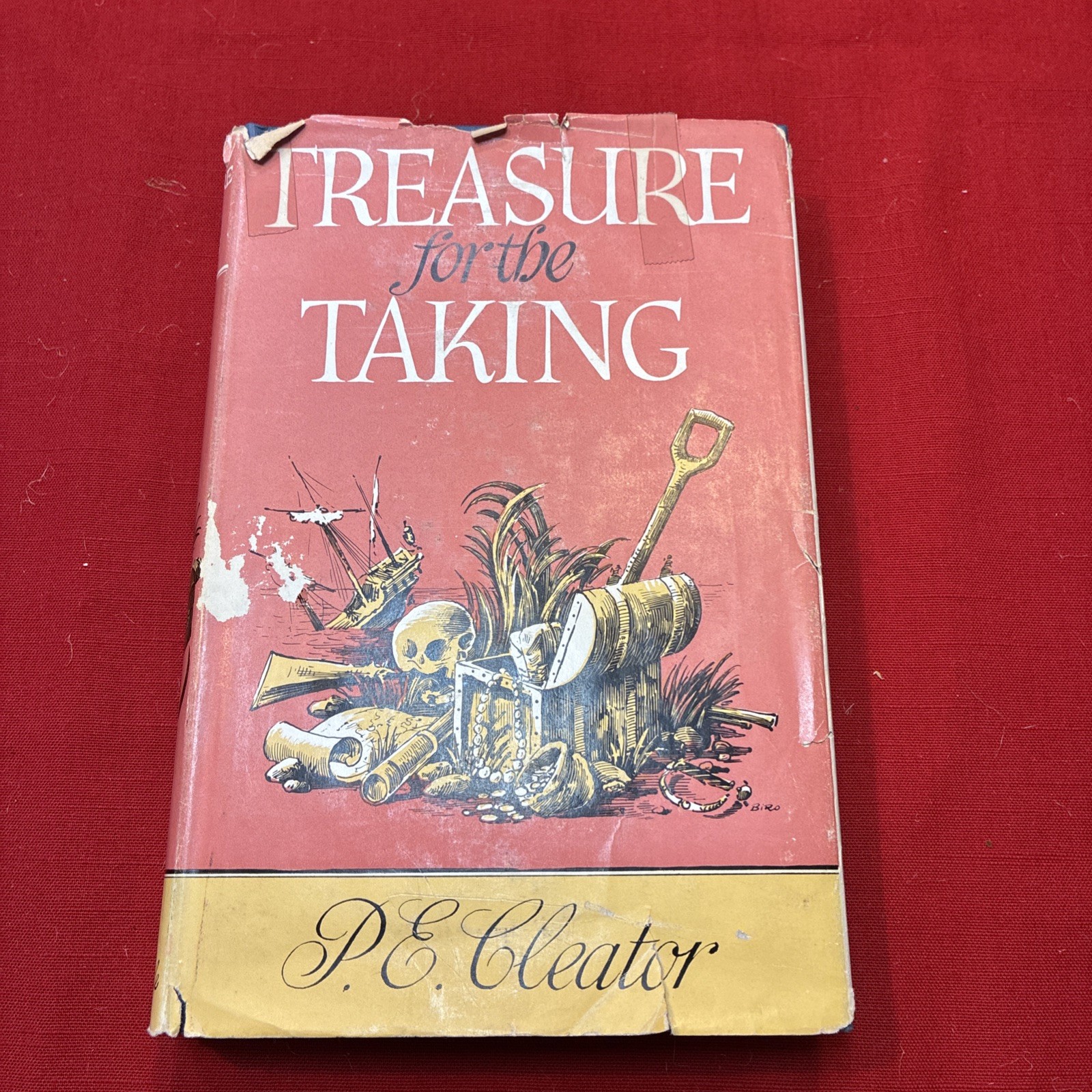 Treasure for the Taking by P.E. Cleator Hardcover w/ DJ 1st ed. 1960