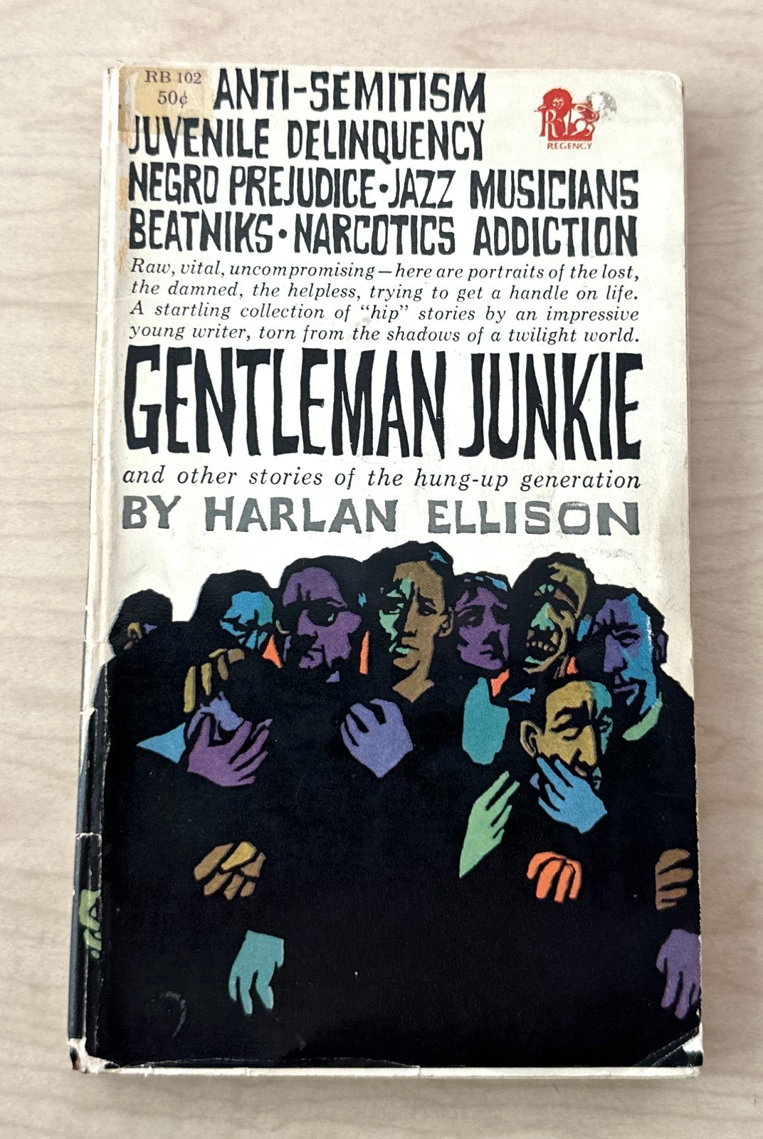 GENTLEMAN JUNKIE Harlan Ellison (1961) Regency Vintage Paperback RARE