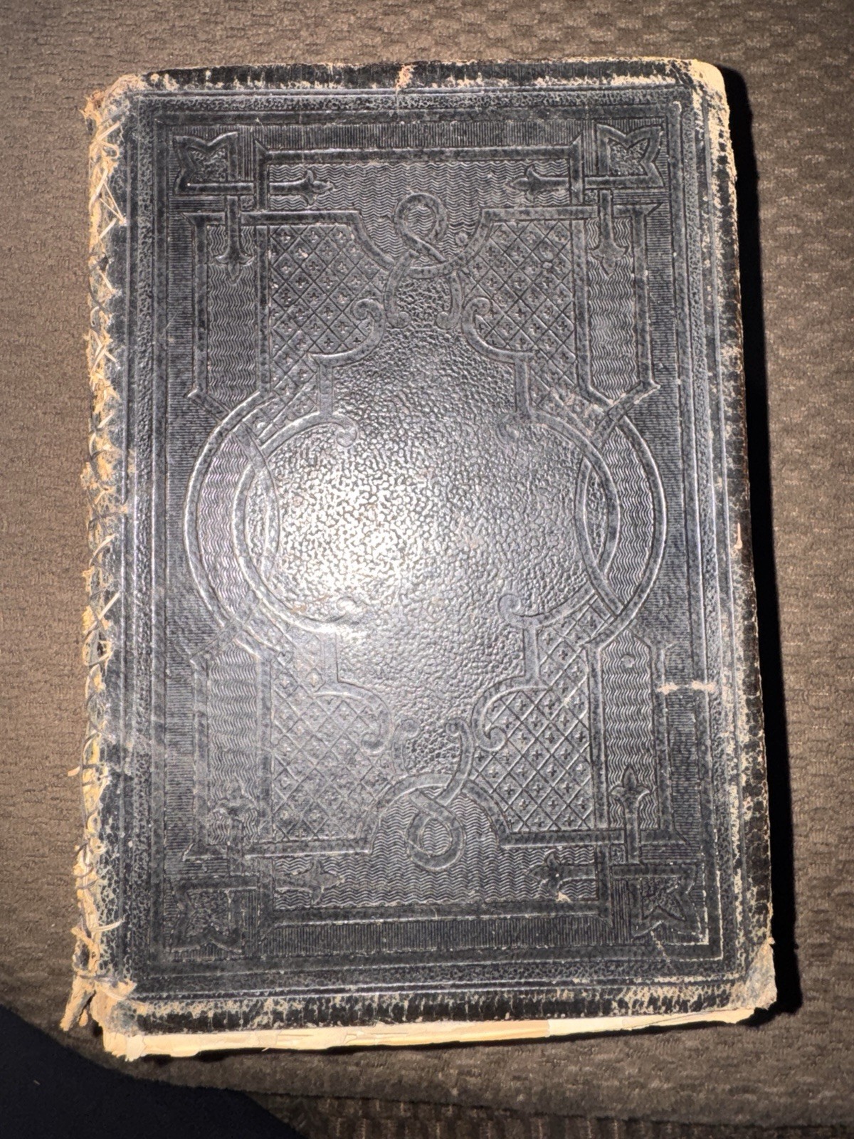 1897 Holy Bible Old & New Testaments Leather Illustrated Christian Herald
