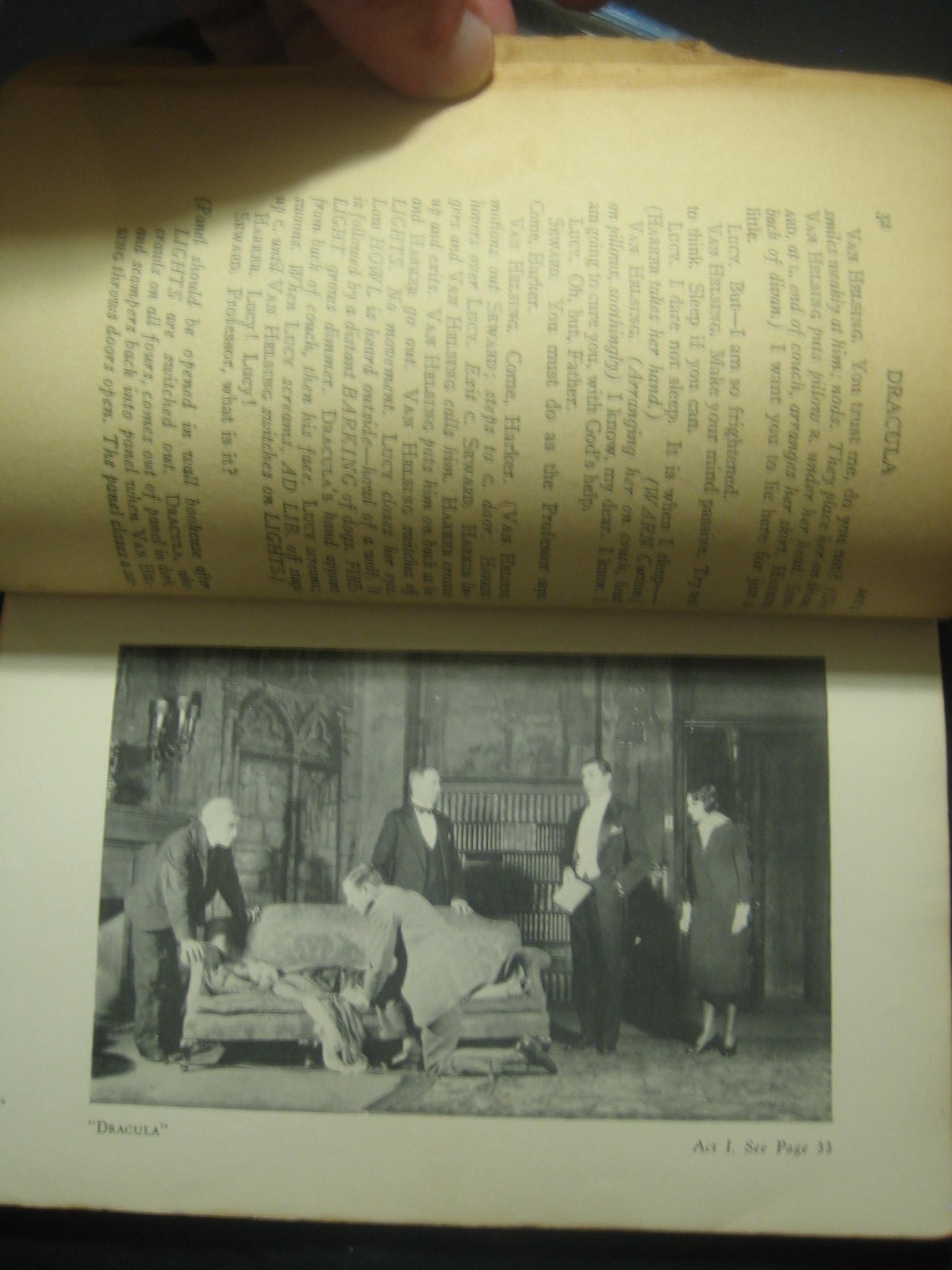 DRACULA 1933 VAMPIRE PLAY French’s Standard Library NYC Deane Balsterston Drama