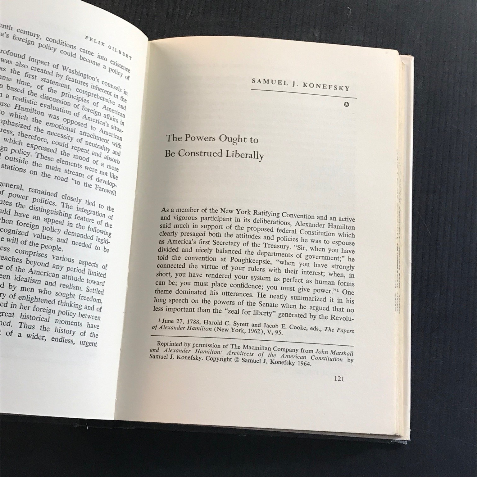 Alexander Hamilton Profile Jacob E. Cooke 1967 American History Biography