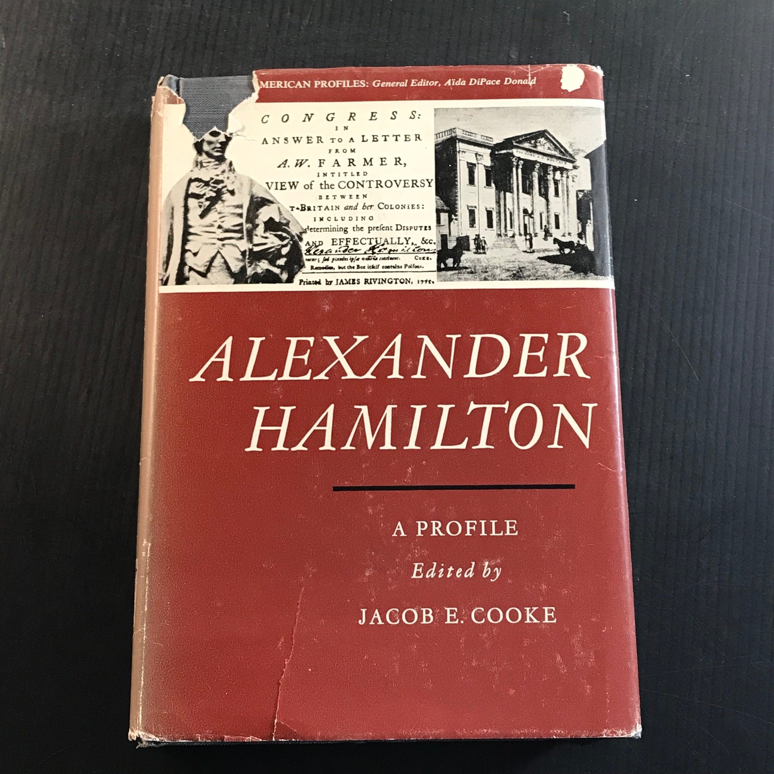 Alexander Hamilton Profile Jacob E. Cooke 1967 American History Biography
