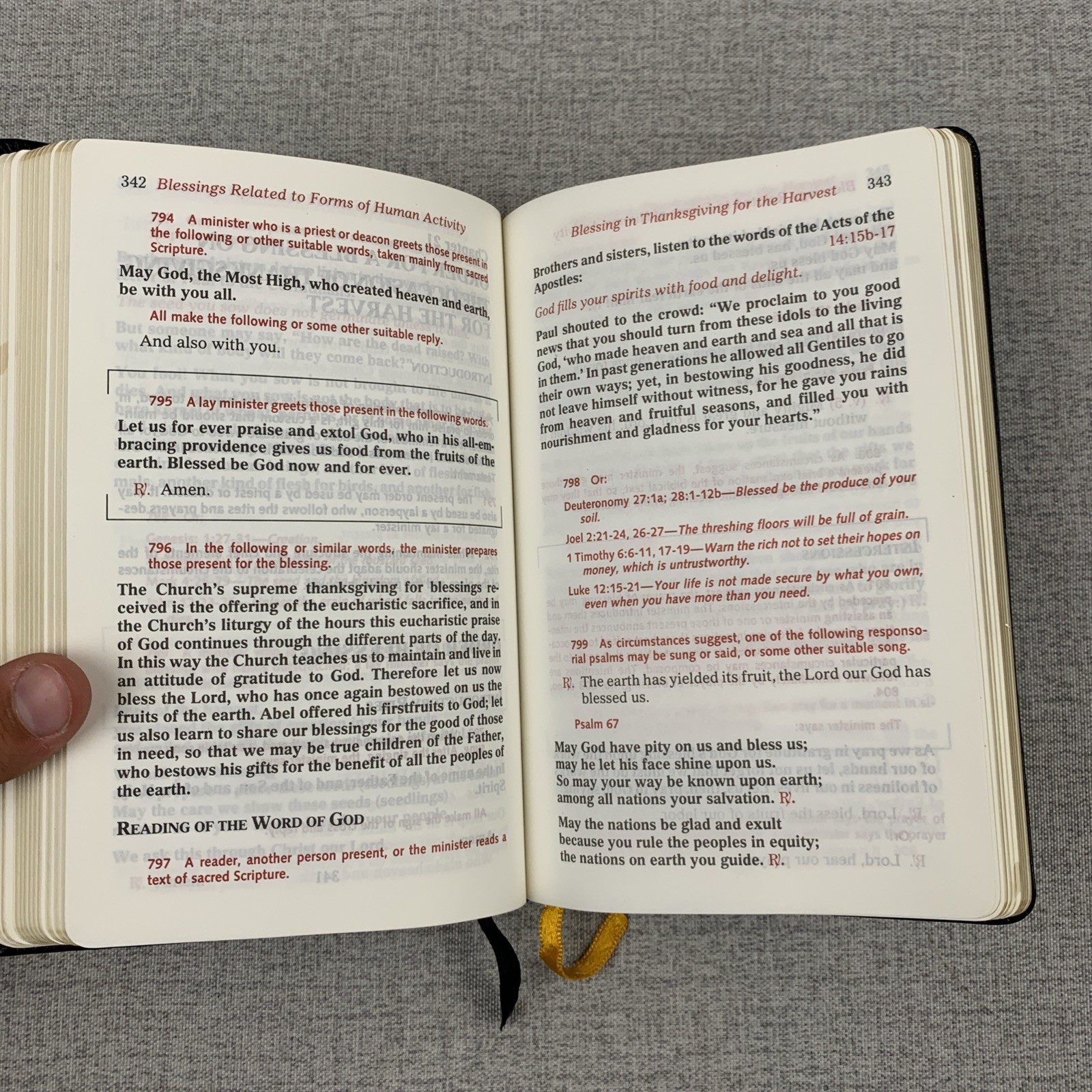 Shorter Book of Blessings 1990 Catholic Book Publishing Co