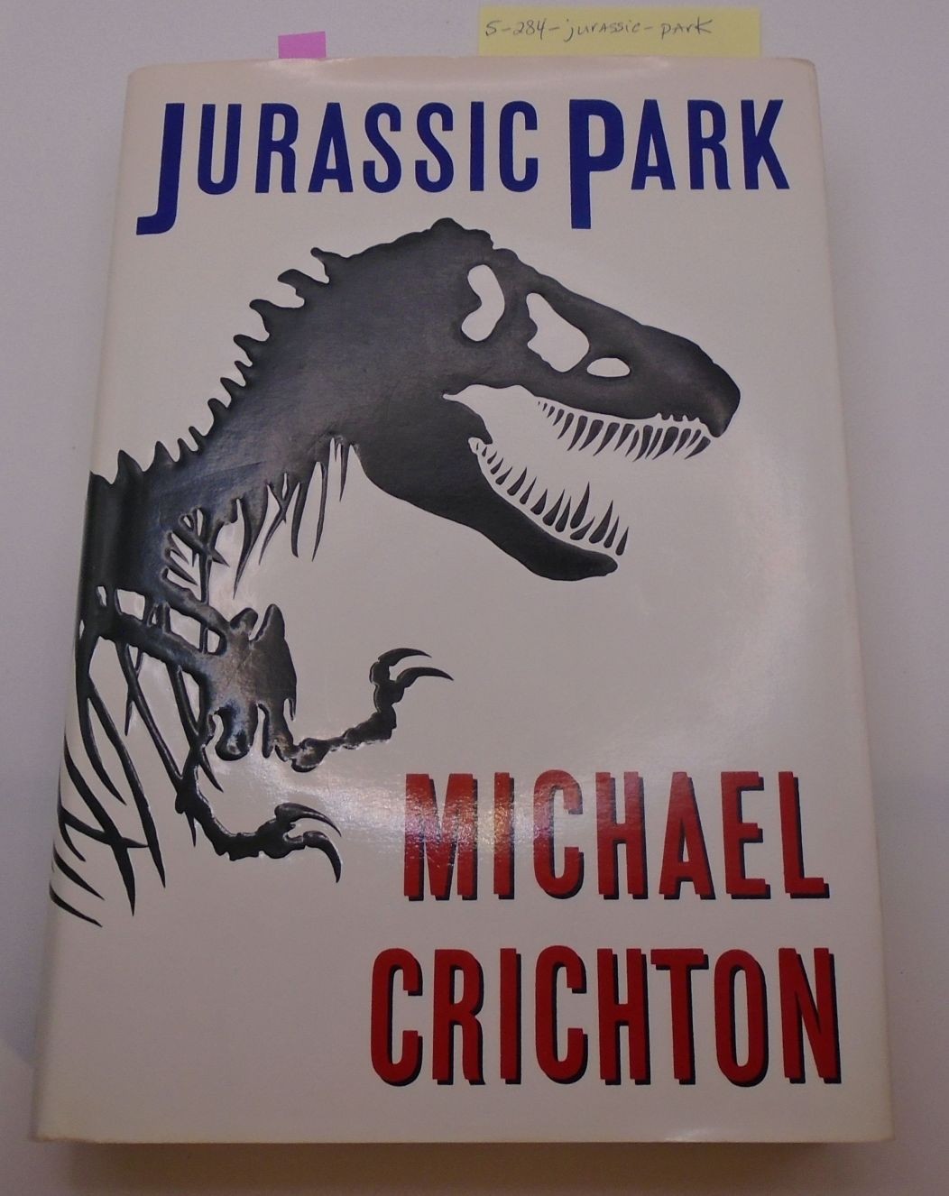 Jurassic Park, Michael Crichton 1990 1st ed 4th print $19.95 DJ HC/DJ