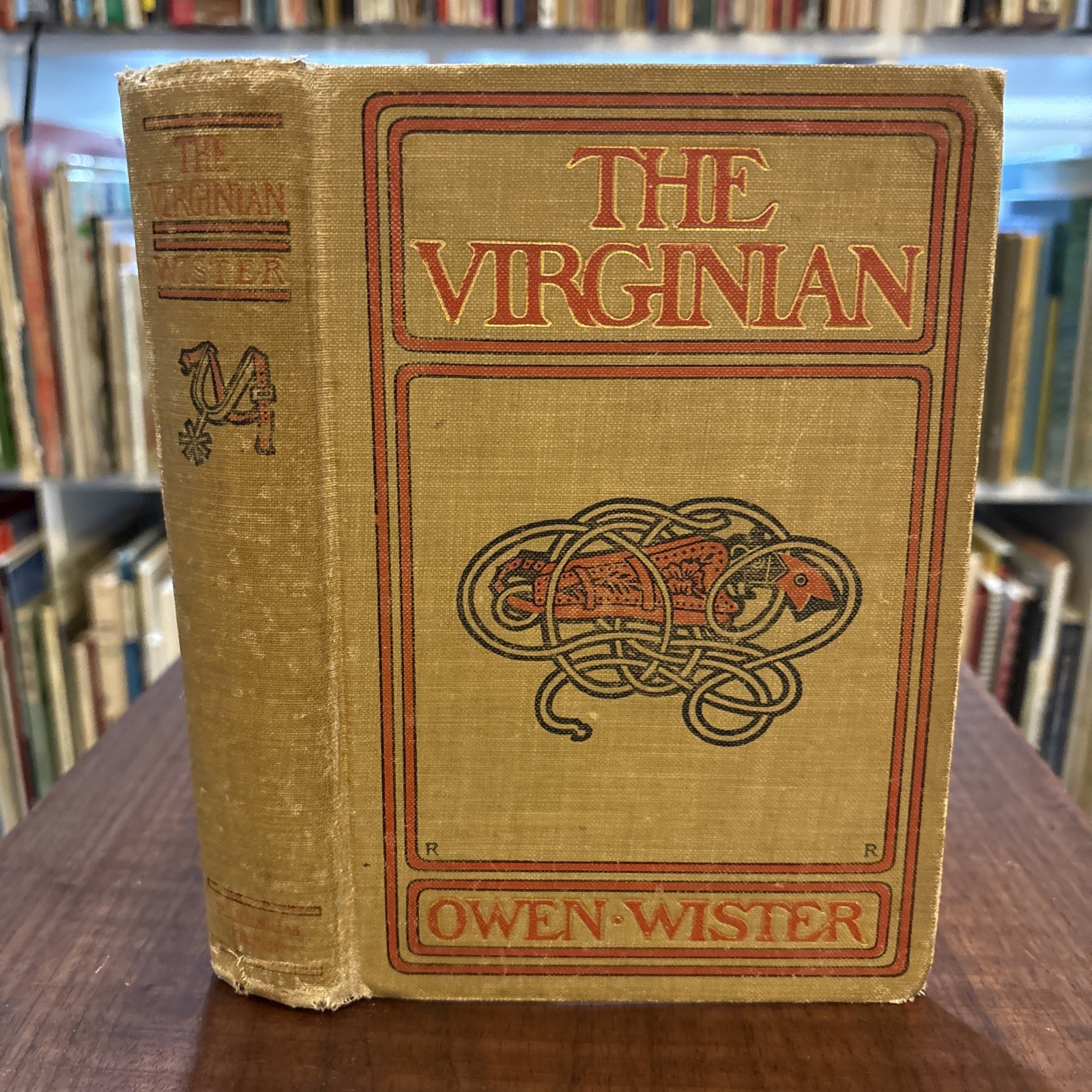 THE VIRGINIAN Owen Wister Jan 1903 The Macmillan Company HC B31