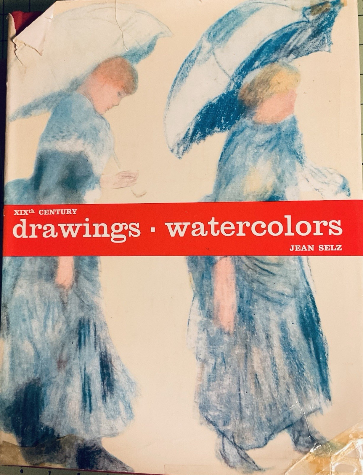 XIXth Century Drawings and Watercolors 1st Edition 1968 Jean SELZ Good Condition