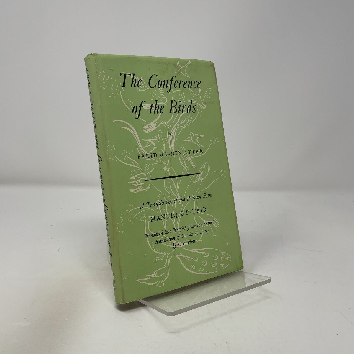 The Conference of the Birds by Farid Ud-Din Attar HC First Edition Very Good 19