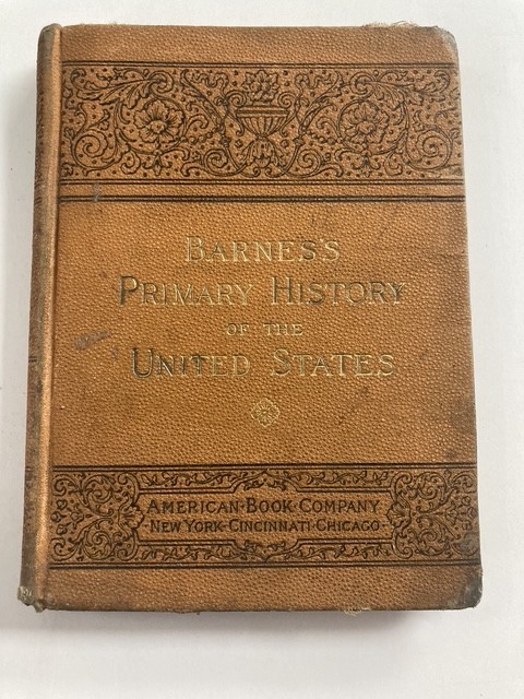 1885 Barnes’s Primary History of the United States by TF Donnelly – Color Maps