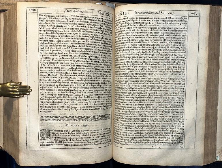 1625 Folio ‚The Works Of Joseph Hall‘ Fine Binding. Christian Bible Theology.