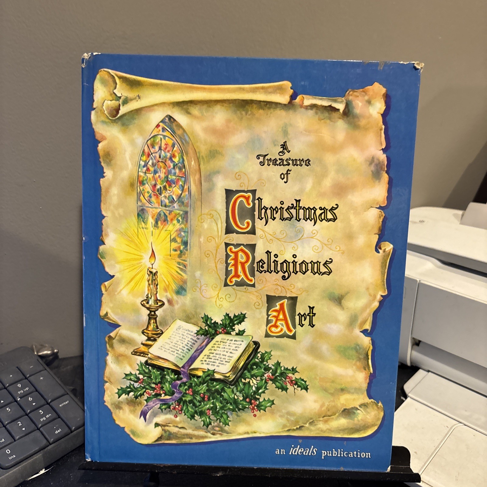 A Treasure of Christmas Religious Art 1961 George Hinke Ideals Pub. Hardcover