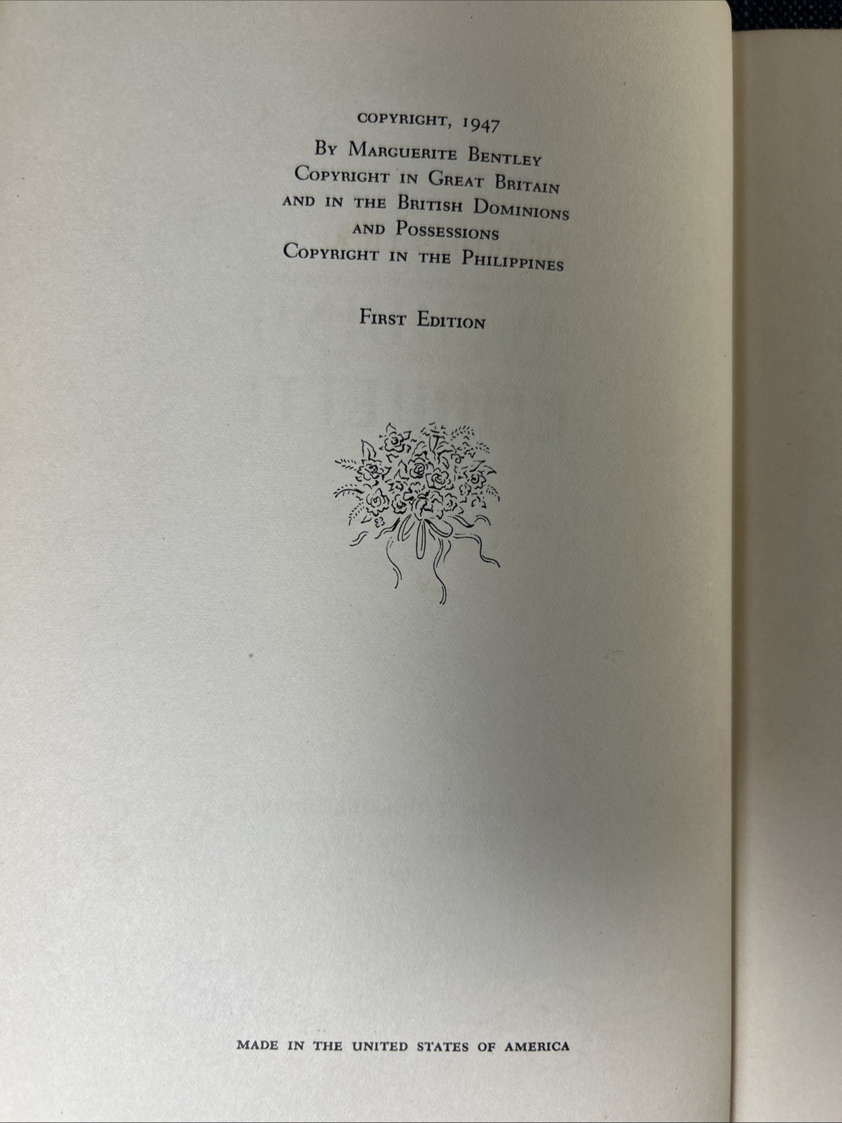 Wedding Etiquette Complete Marguerite Bentley 1947 First Edition Hardcover