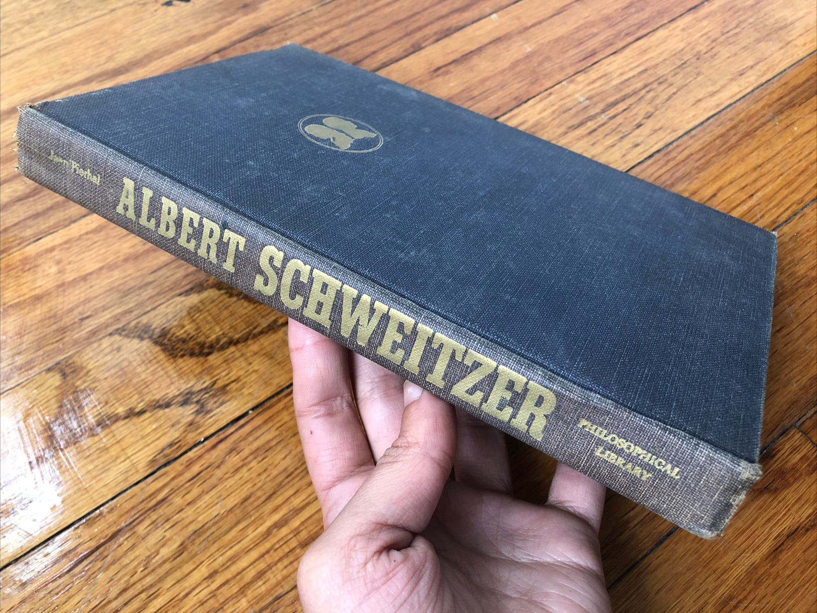 Vintage The story of his life Albert Schweitzer Philosophical library 1957 JEAN