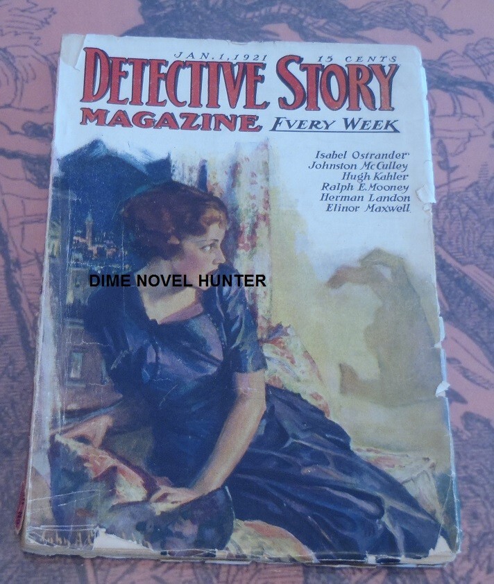 DETECTIVE STORY MAGAZINE JANUARY 01 1921 PULP SEE VIDEO DESCRIPTION & TITLE PAGE