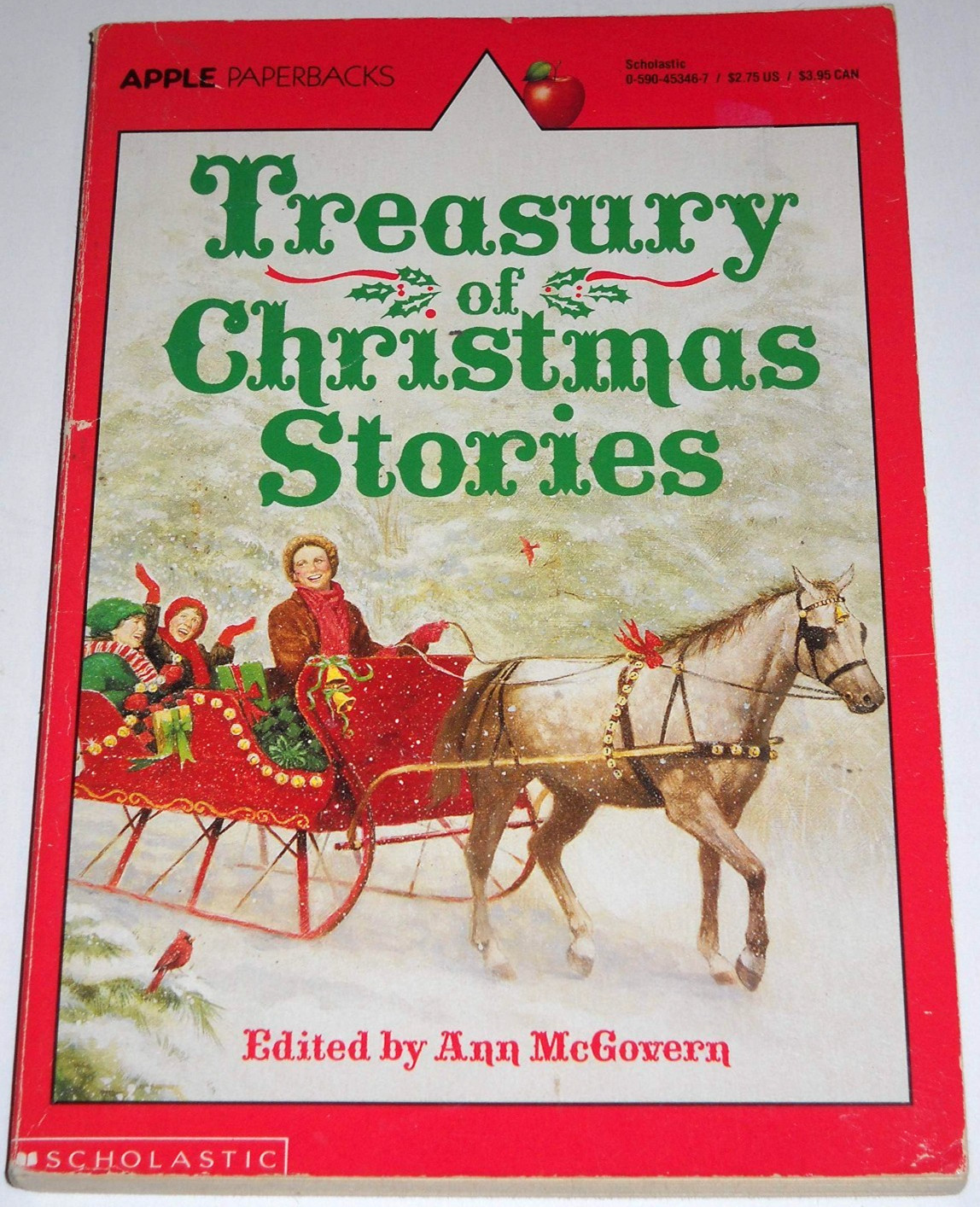 Treasury of Christmas Stories Ann McGovern Scholastic Children’s pb book