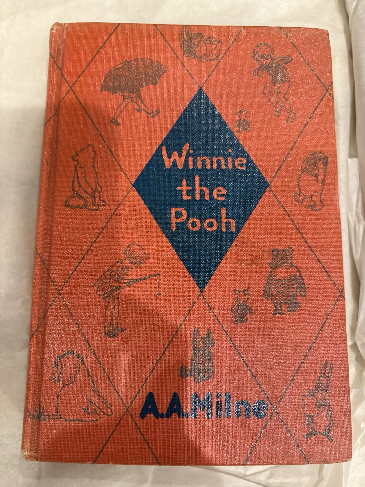 1935 Edition Winnie The Pooh 100th Printing With Original Dust Jacket