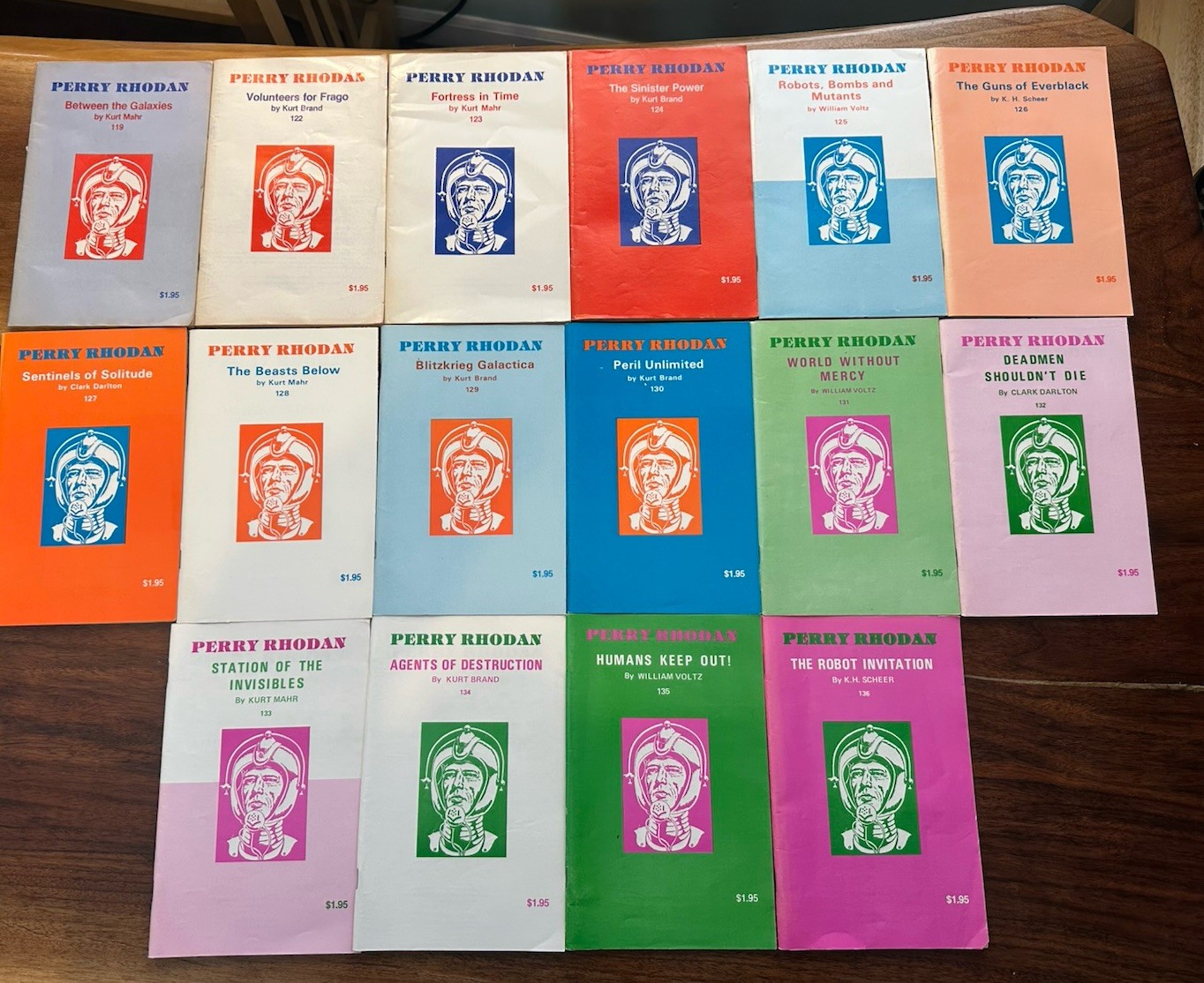 ?? PERRY RHODAN – Vintage Science Fiction Lot of 16 Paperback Booklets 1978-1979