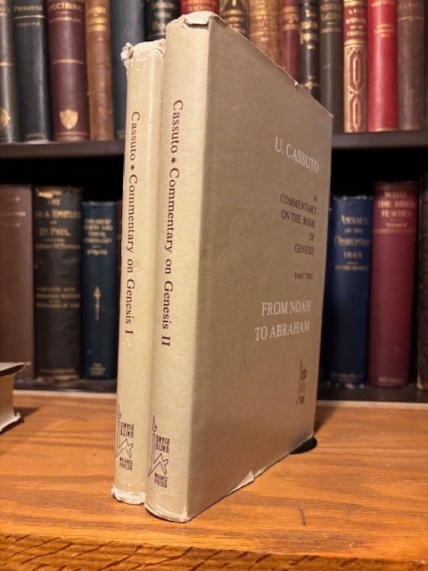 A Commentary On The Book Of Genesis Perry Foundation 2 Volume Set Cassuto