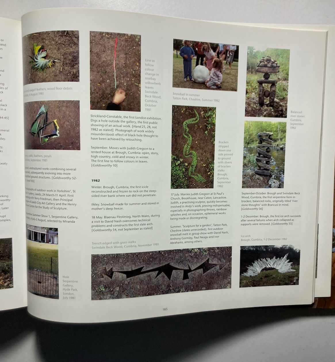 ANDY GOLDSWORTHY “Time” 2000 First Edition 7th Print HARDCOVER Harry N. Abrams
