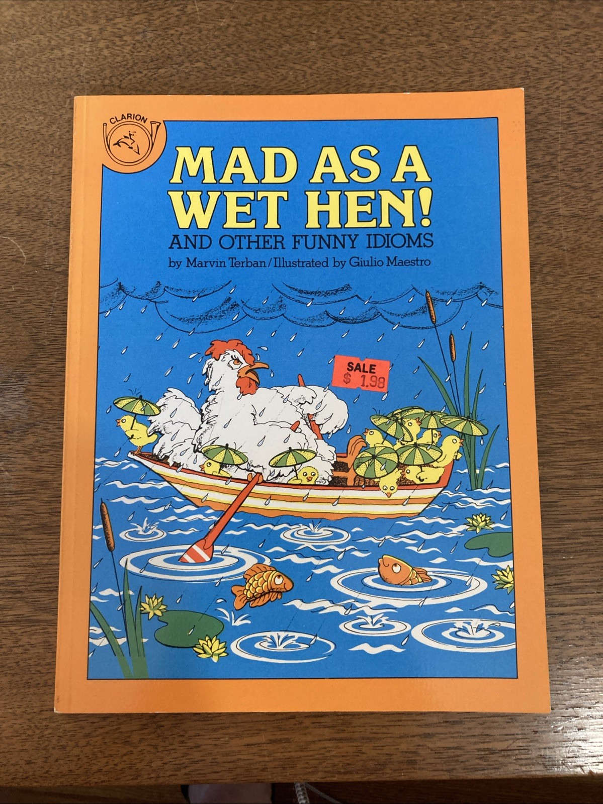 Mad As A Wet Hen! & Other Funny Idioms Children’s Joke Humor Book Vintage 1987