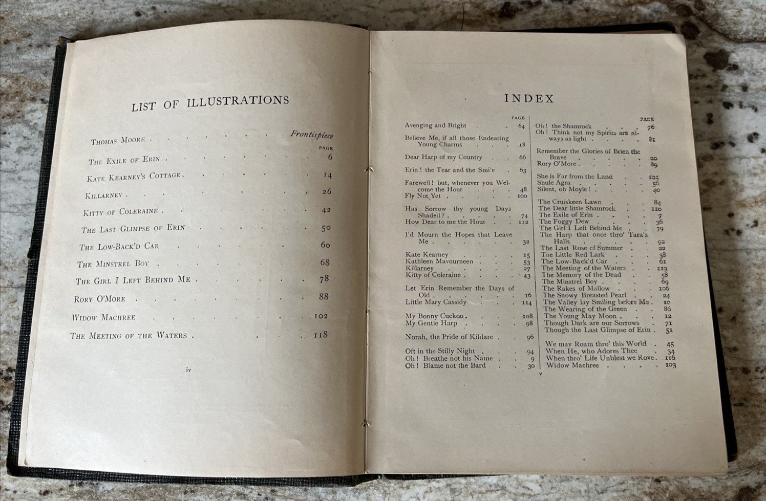Gem Selection Songs of Ireland by Thomas Moore Published in Dublin 1830 Poet