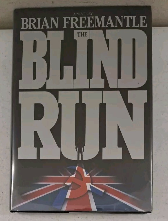 1st US Ed.-1st Print-Vintage HCDJ-1986-The Blind Run-Brian Freemantle ESPIONAGE