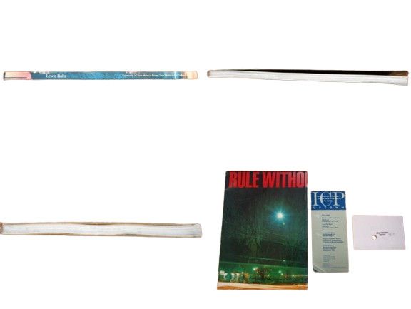 Lewis Baltz Rule Without Exception w/ Original Print Paperback Rare