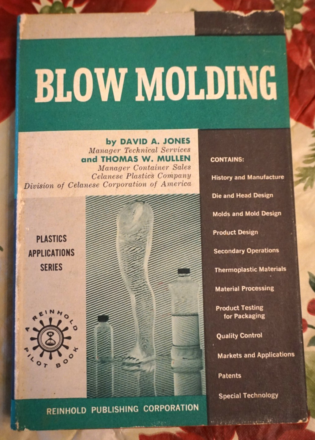 Blow Molding by David Jones HCDJ 1961 1st ed RARE