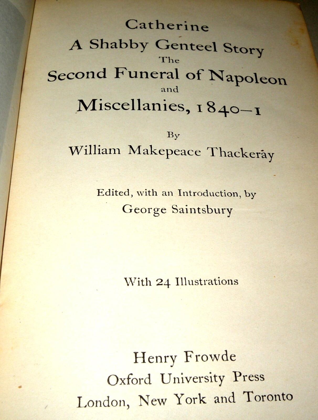 Oxford Thackeray Classics 15 Vol Henry Frowde OUP HB