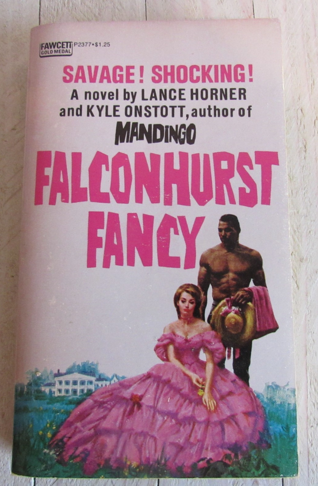 vtg Falconhurst Fancy Lance Horner Kyle Onstott Paperback 1966