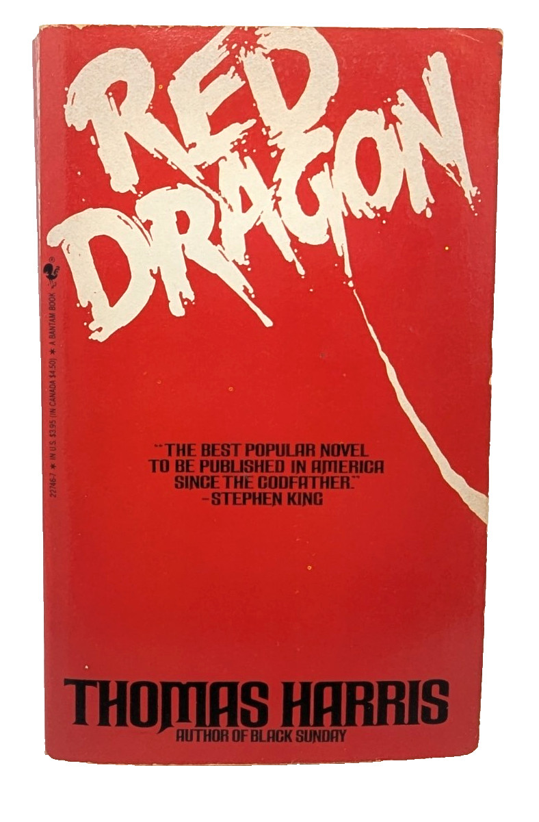 Red Dragon Thomas Harris Bantam 1st Edition Paperback 1982