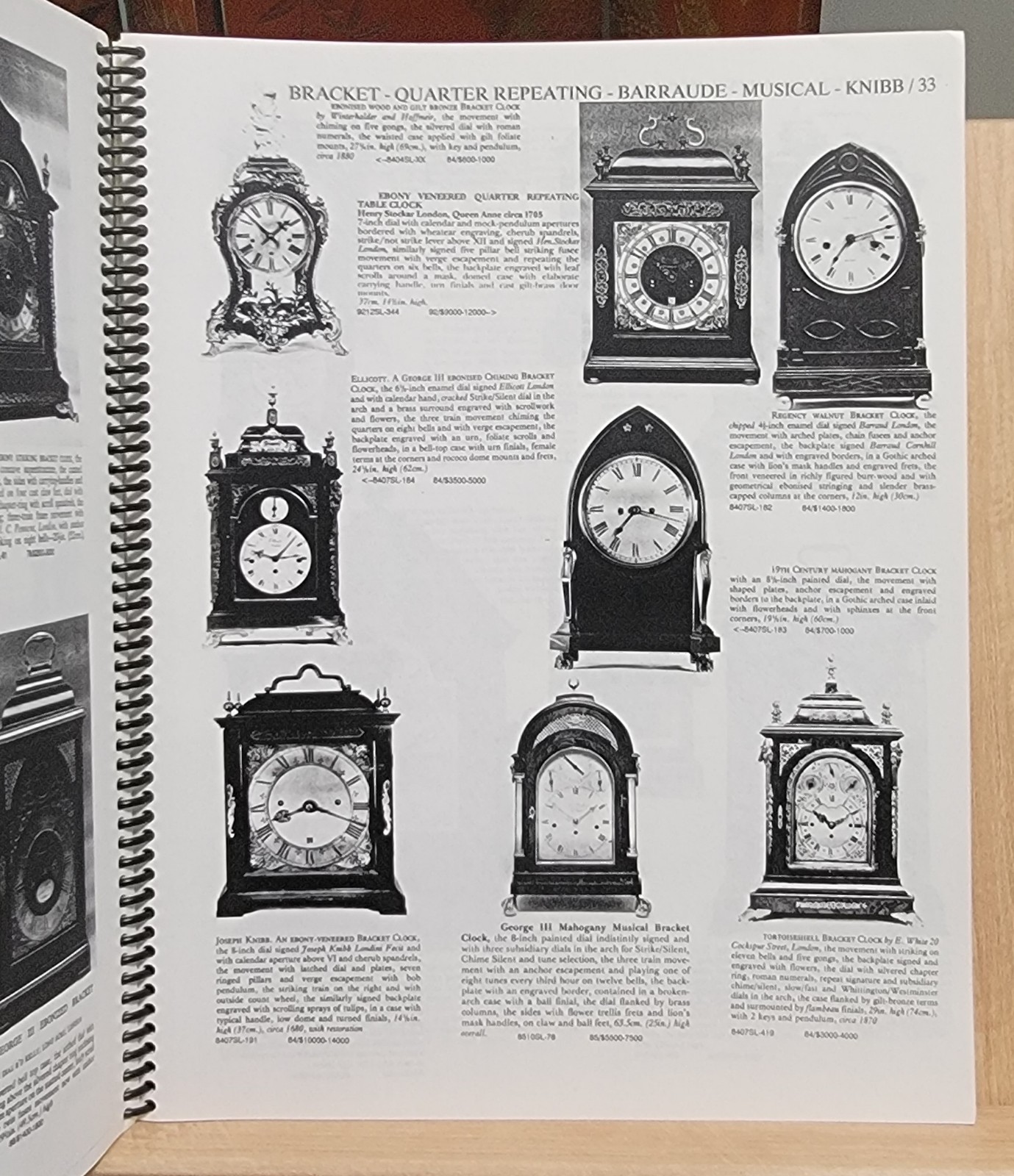 Foreign Clocks Roy Ehrhardt 5 Book Lot Limited First Editions Spiralbound