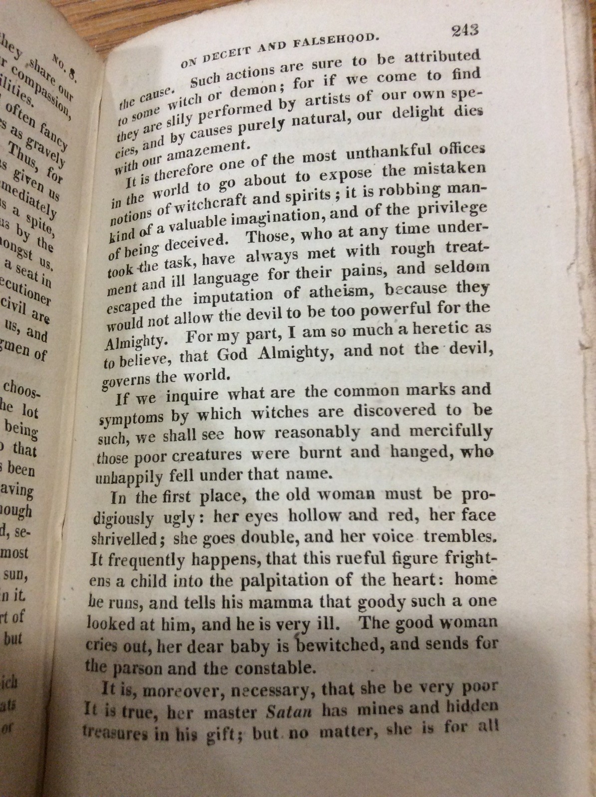 Rare Old Witchcraft & Witches Observations- 1809 Work Of Oliver Goldsmith-Occult