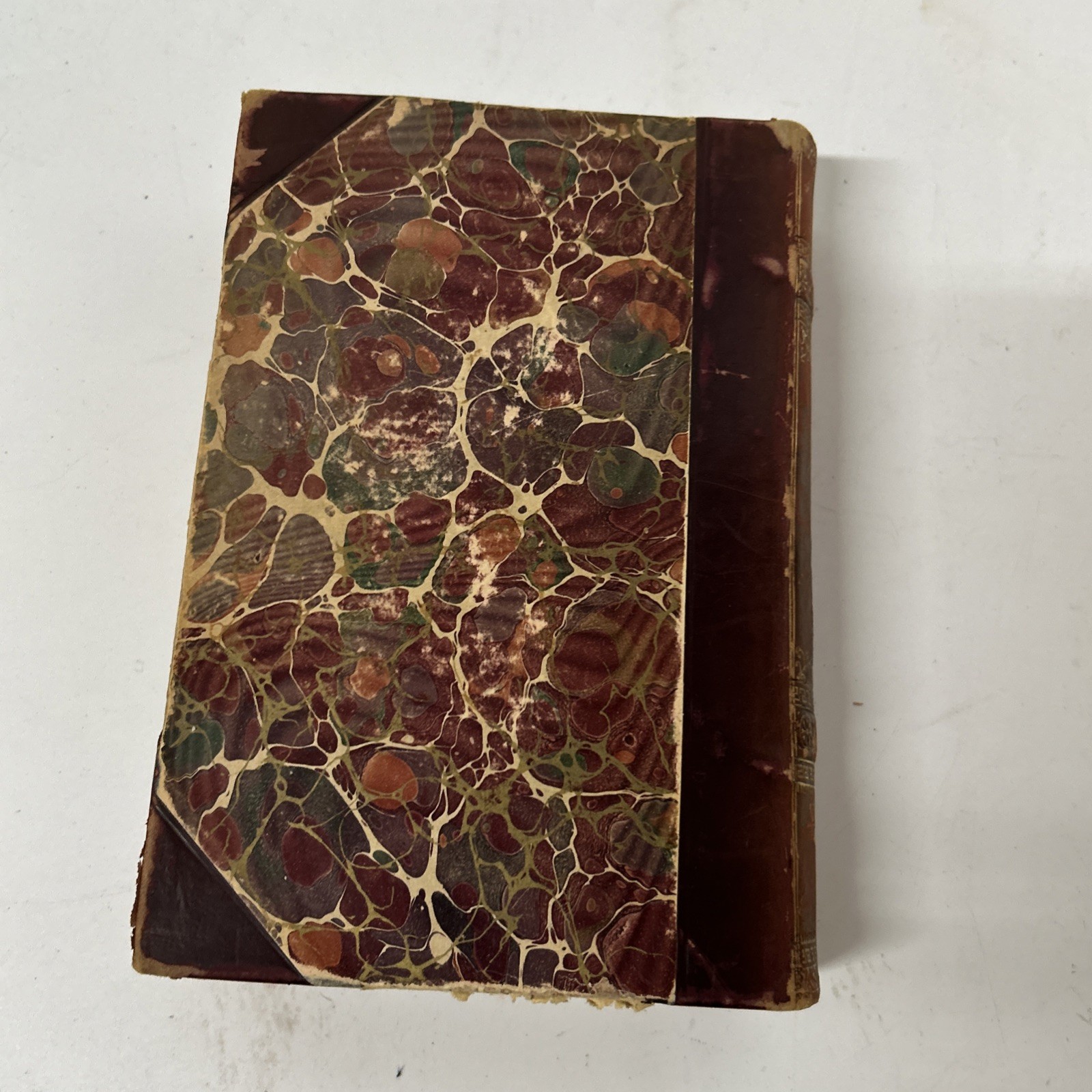 1869 “ Carlyle’s Complete Works “ Critical And Misc. Essays Leather Spine BOOK