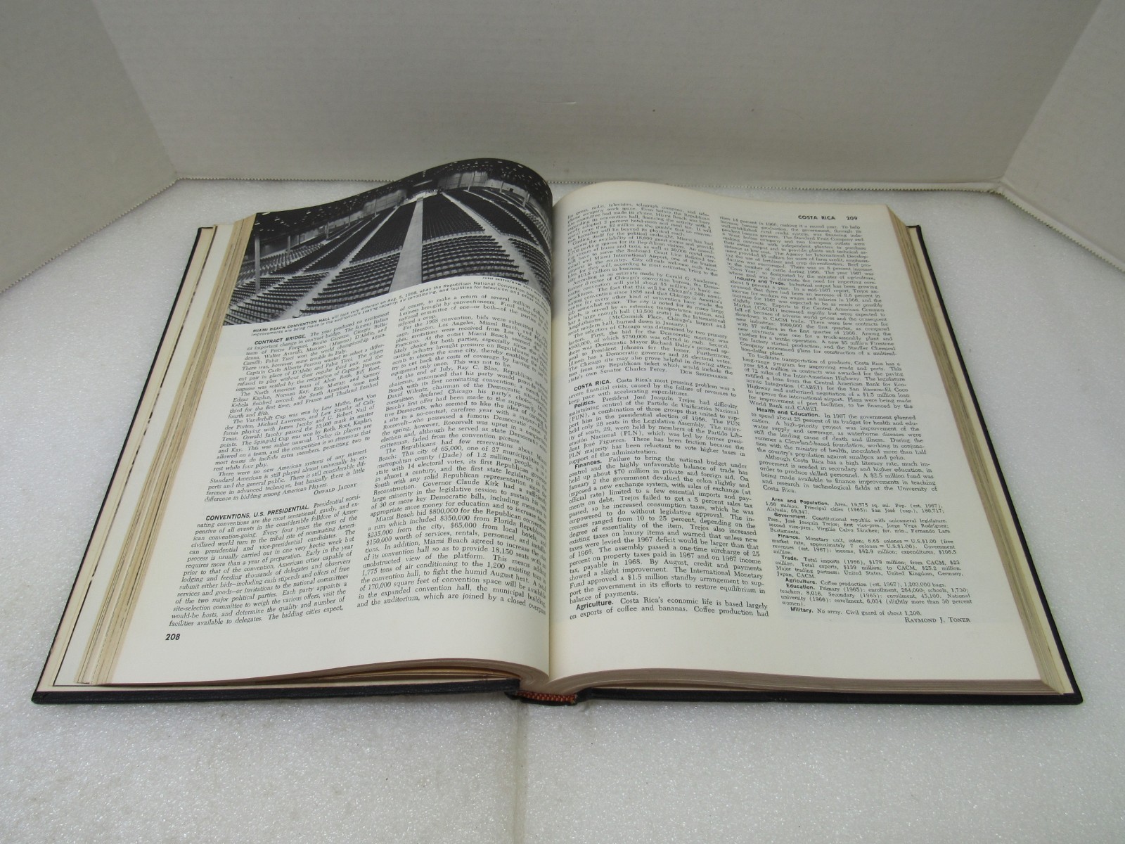 Collier’s Encyclopedia Yearbook Covering 1967 P.F. Collier & Sons 1968 Hardcover