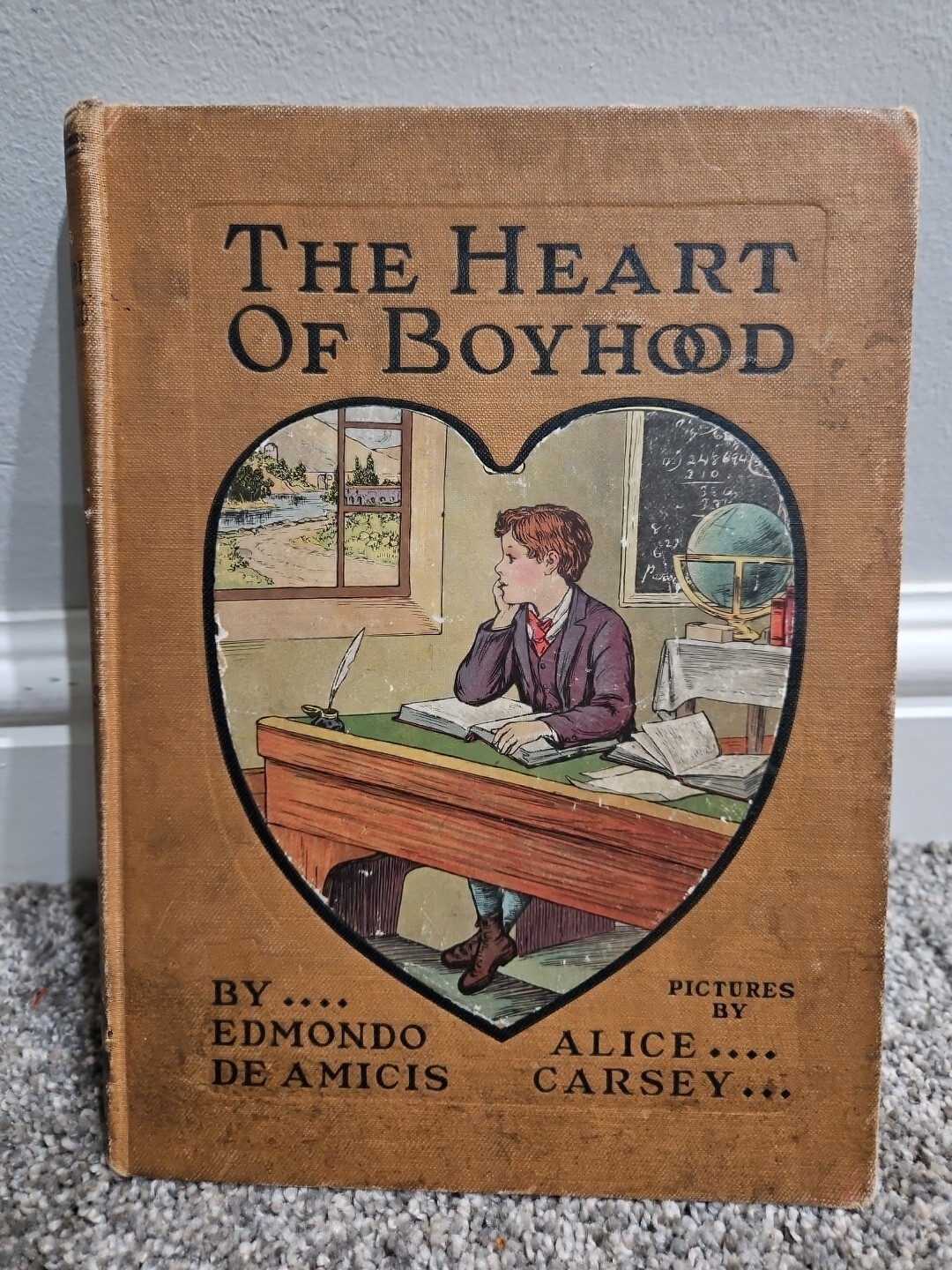 RARE VINTAGE 1918 „The Heart of a Boyhood“ by Edmondo de Amicis HC