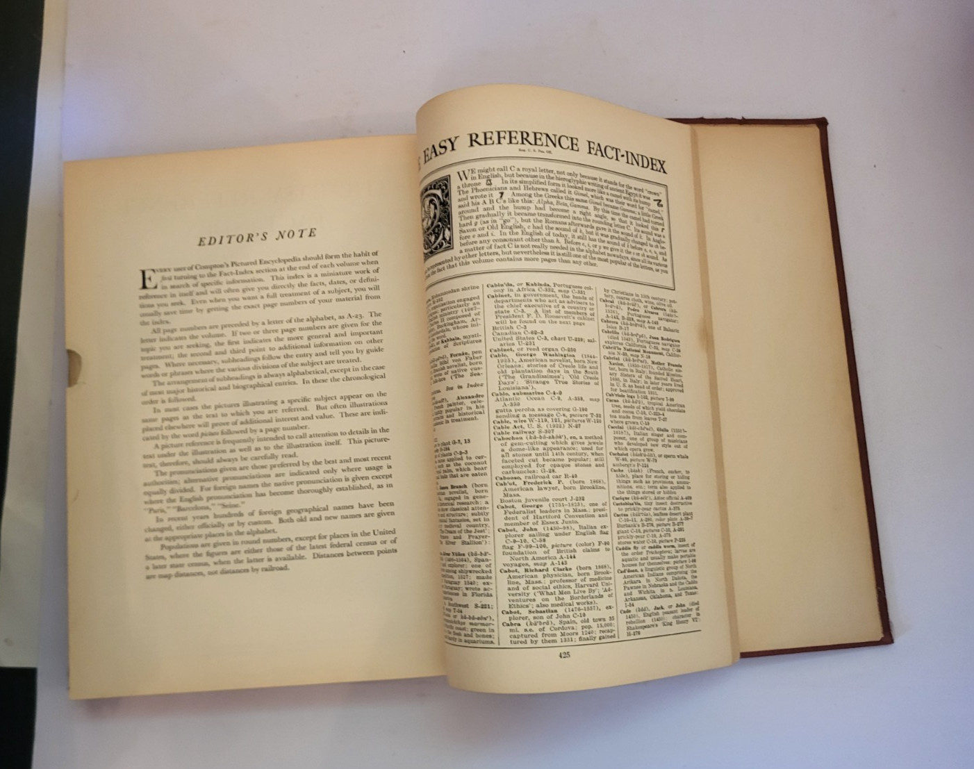 1940’s Compton’s Pictured Encyclopedia C (Complete your set!!!)
