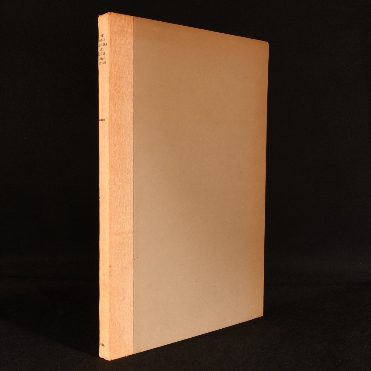 1954 The Mainz Psalters and Canon Missae 1457-1459 by Sir Irvine Masson First…
