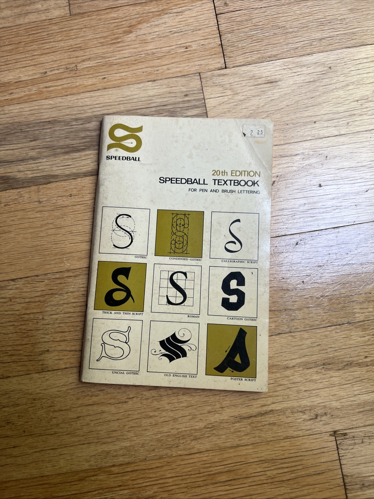 Speedball 20th Edition Speedball Textbook Pen Brush Lettering 1972
