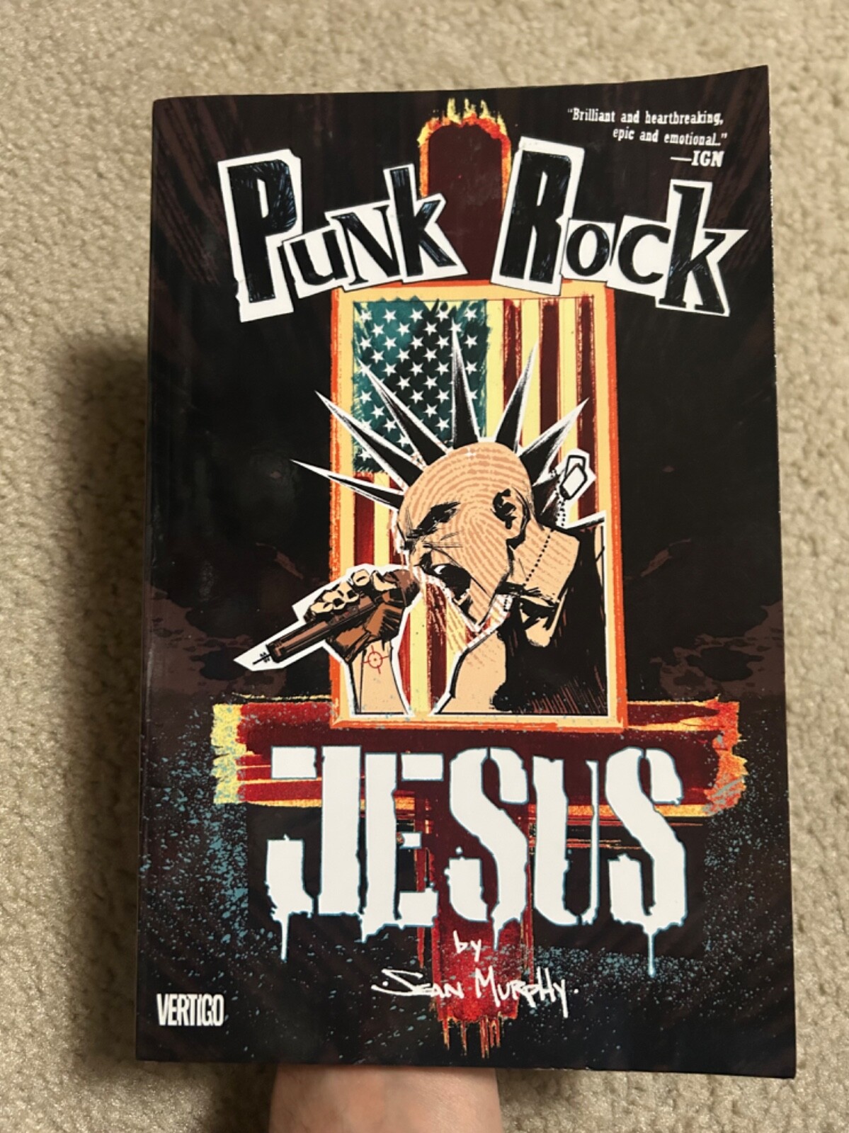 PUNK ROCK JESUS book Sean Murphy (Vertigo) Trade Paperback Graphic Novel