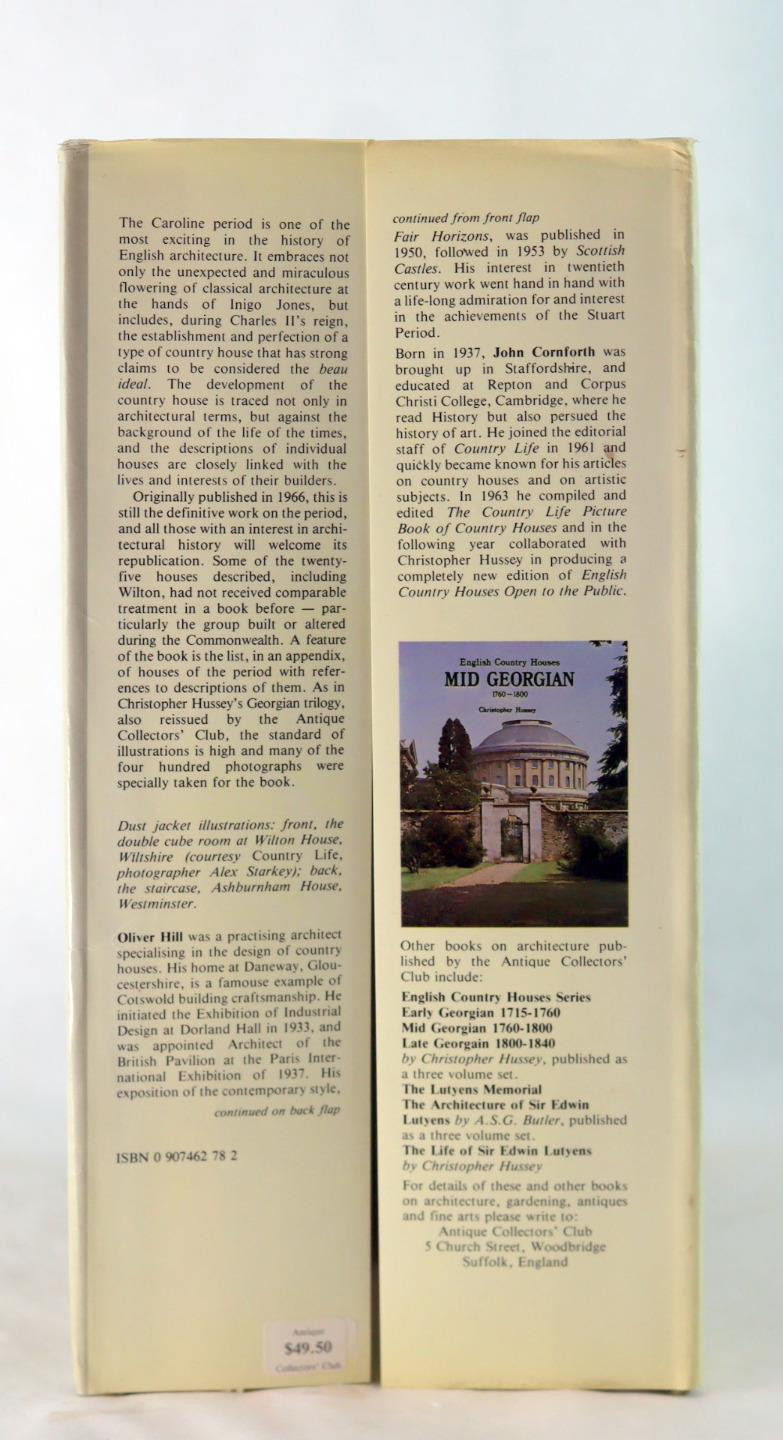 Oliver Hill & John Cornforth 1985 English Country Houses Caroline 1625-1685