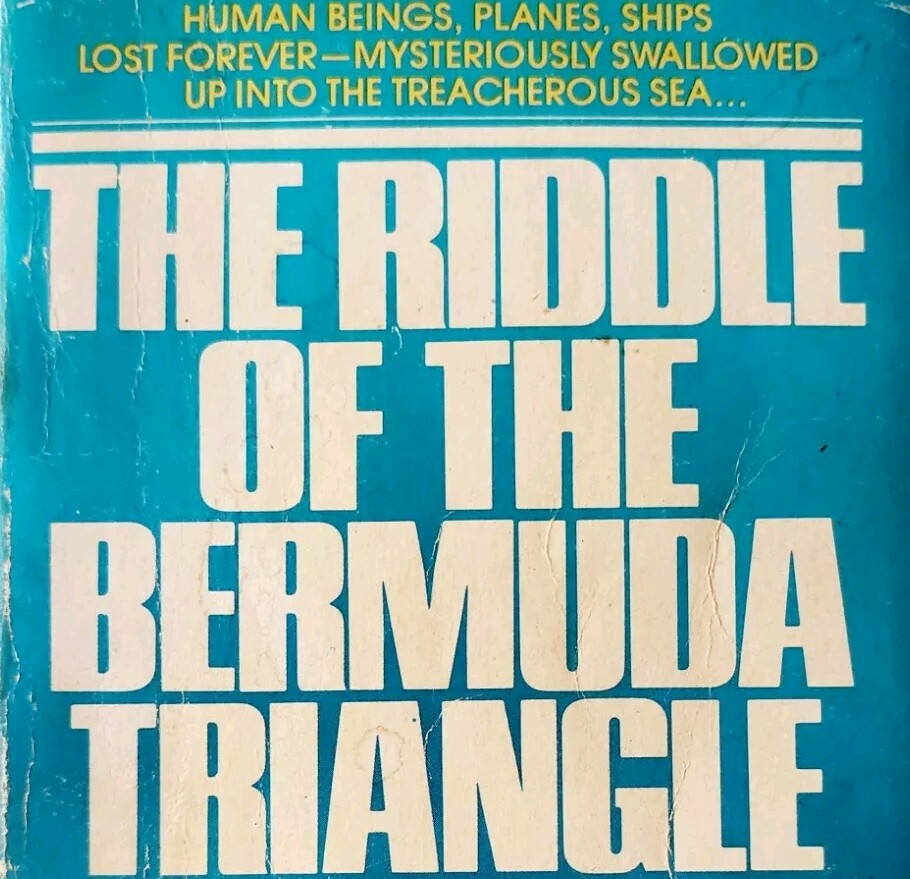 1975 Riddle Of The Bermuda Triangle 1st Edition Ebon Vintage PB Mysteries C69
