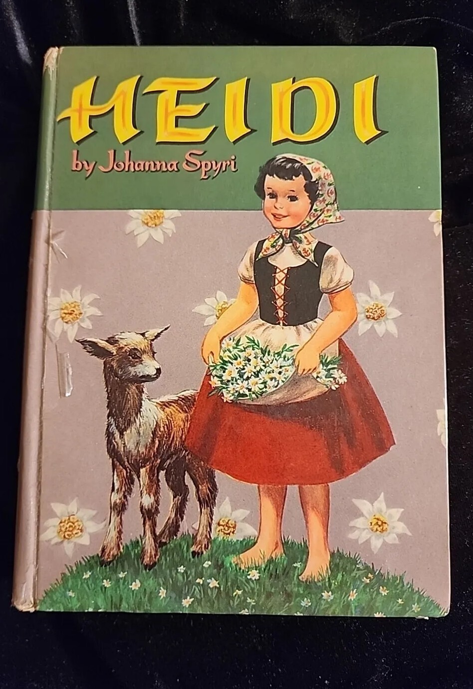 Book Heidi by Johanna Spyri 1944 illus. by Smalley Whitman Children’s Classic